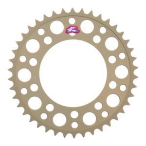 Renthal Sprocket Rear Silver 42T Alloy 7075 T6 Grooved Honda - Image 1