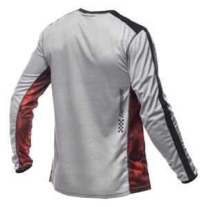 Fasthouse Acadia Long Sleeve Jersey Heather Gray - Image 2