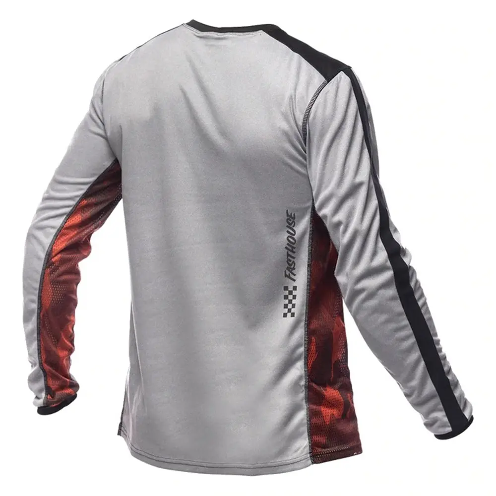Fasthouse Acadia Long Sleeve Jersey Heather Gray