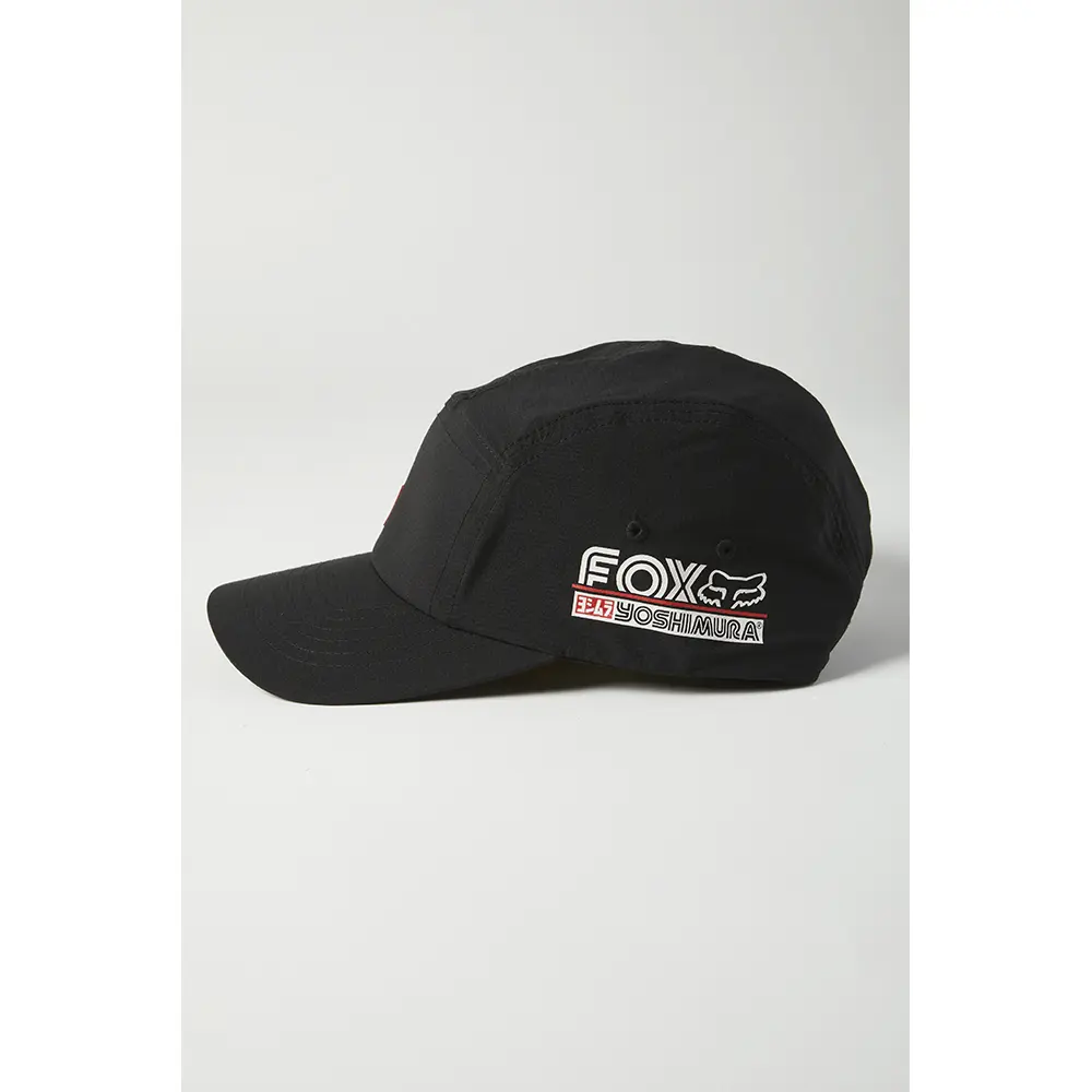 Fox Yoshimura 5 Panel Hat Black