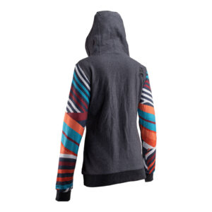 Leatt Premium Women's Zip Hoodie - Stripes - Image 5