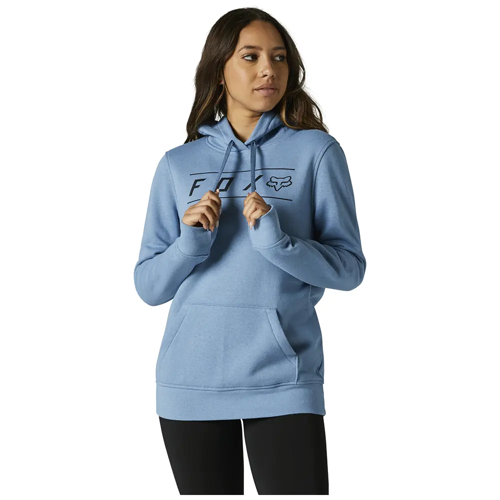 Fox Womens Pinnacle Pullover Fleece Hoodie Dusty Blue