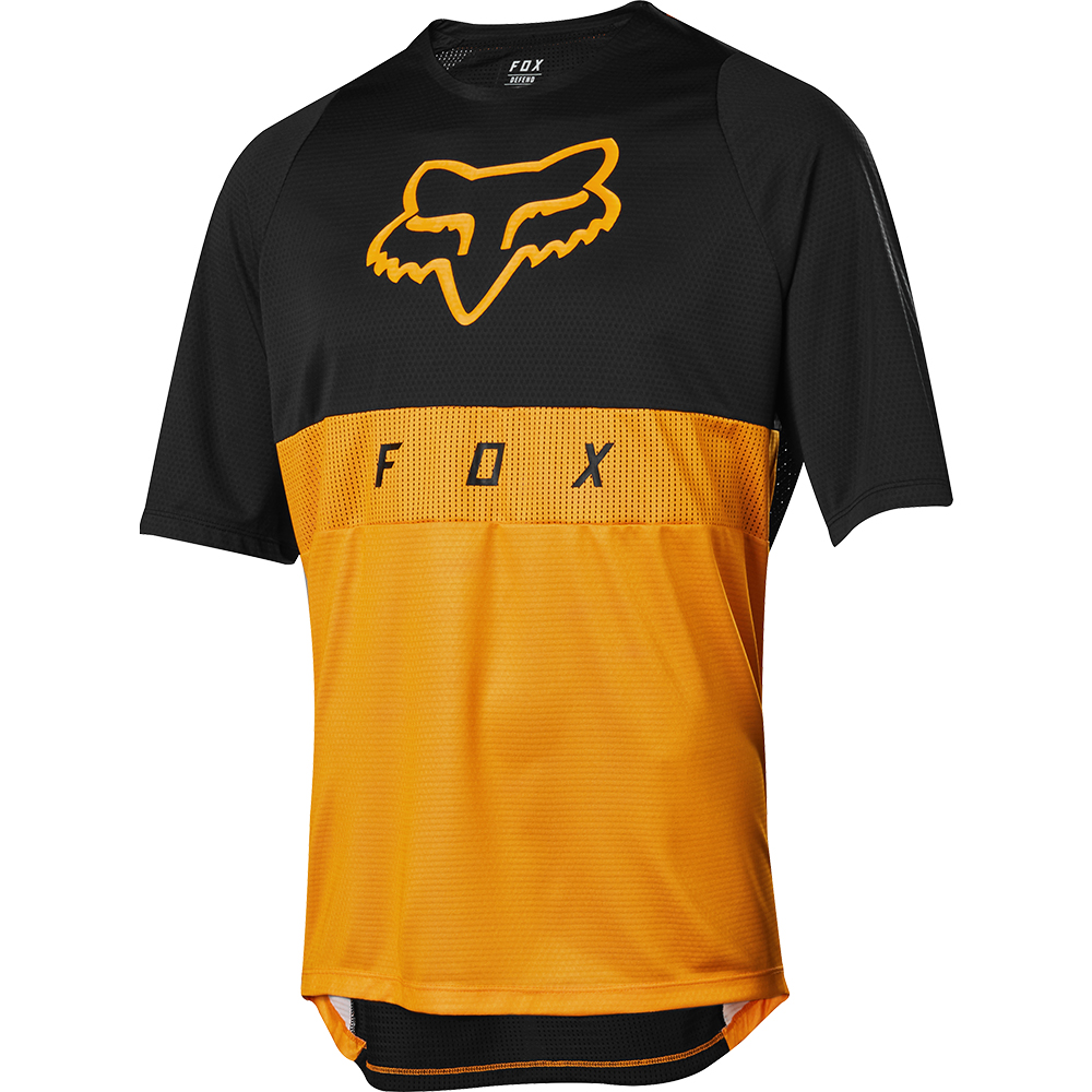 Jersey Fox Defend SS Moth Atomic Orange - Image 1