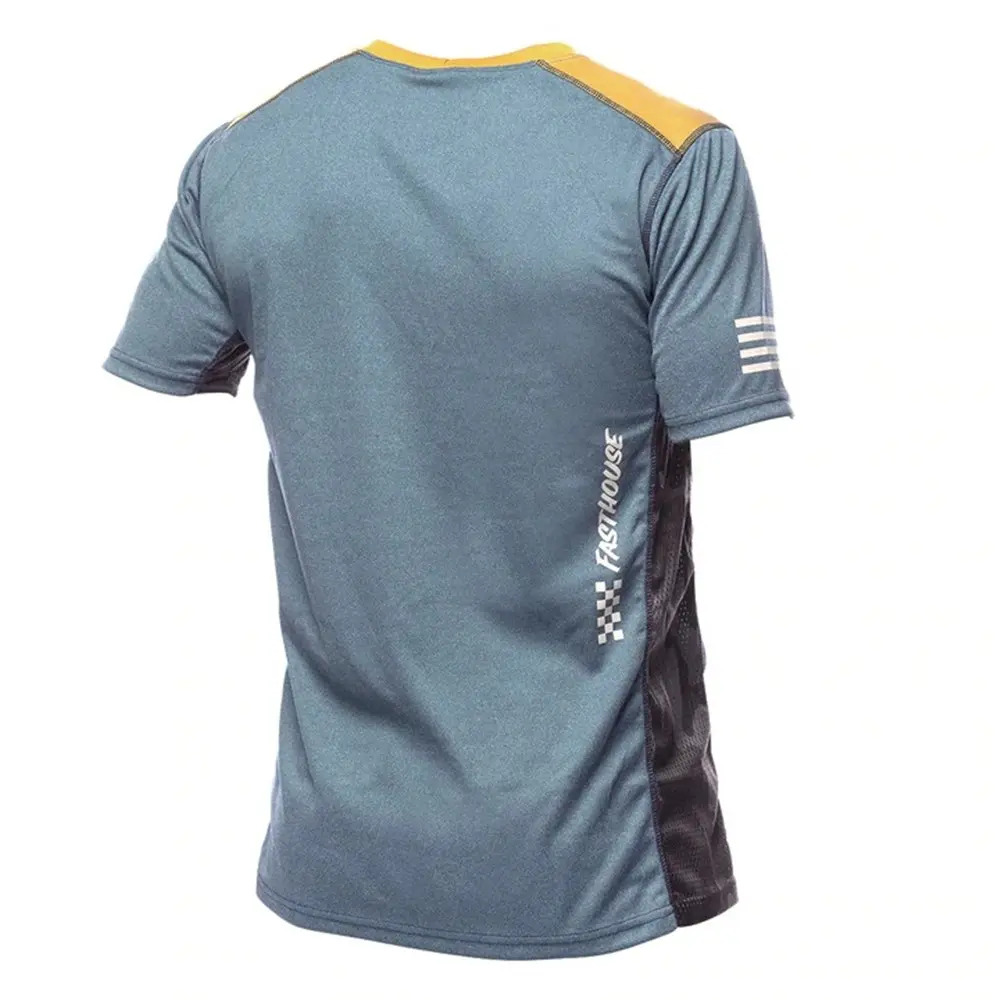 Fasthouse Acadia Short Sleeve Jersey Heather Indigo