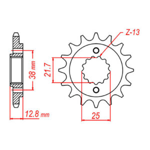 Sprocket Kit for Kawasaki KLR650 (2022–2024) - X-Ring Chain, 15/43 - Image 2