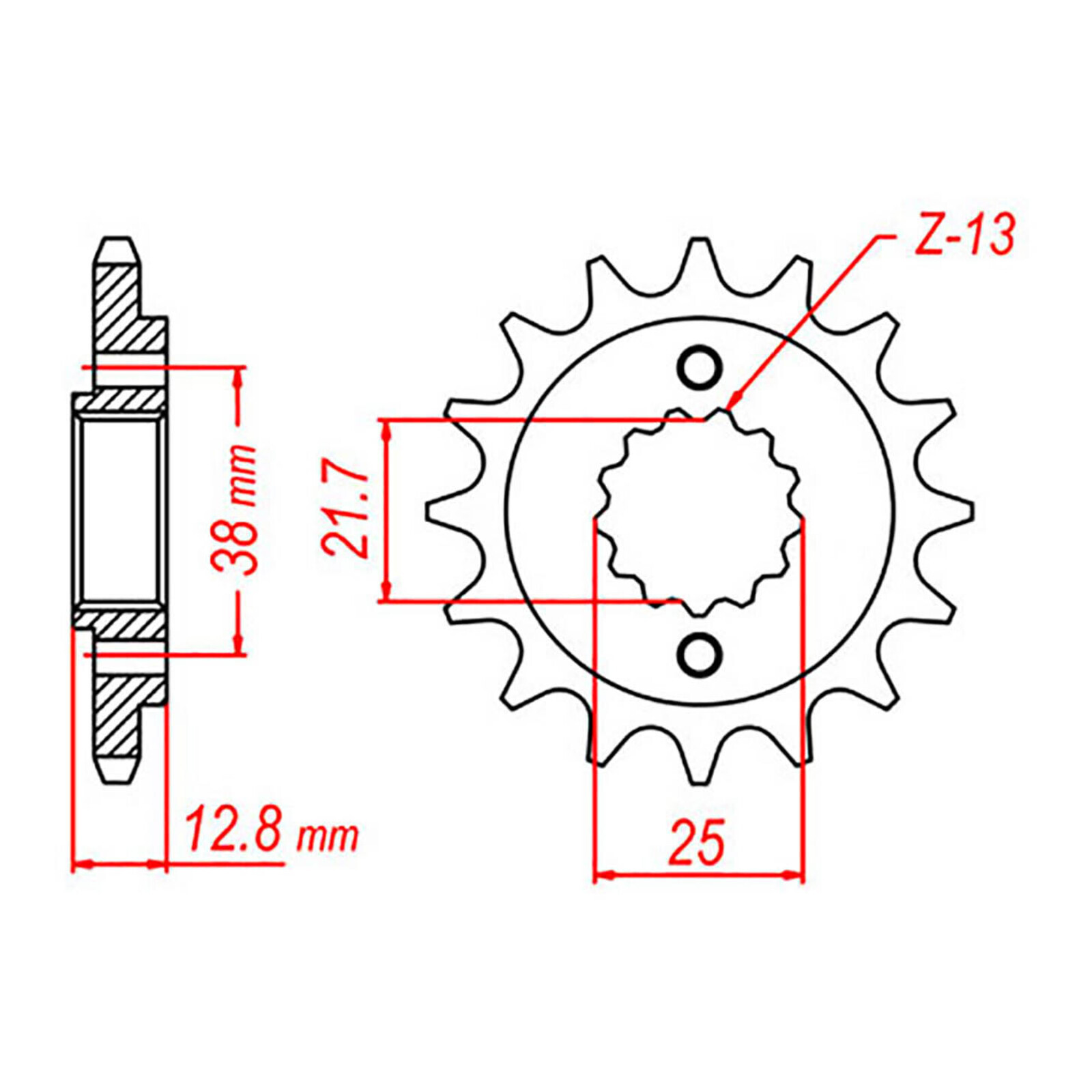 Sprocket Kit for Kawasaki KLR650 (2022–2024) - X-Ring Chain, 15/43 - Image 2