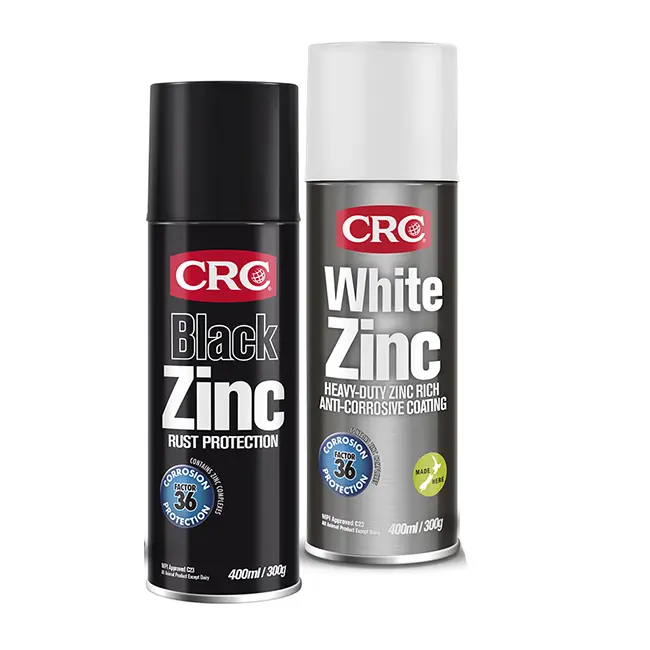 CRC Black Zinc Paint 400ml pack 6                          []