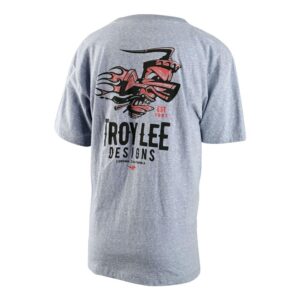 Troy Lee Designs Carb Tee Youth Ash Heather - Image 2