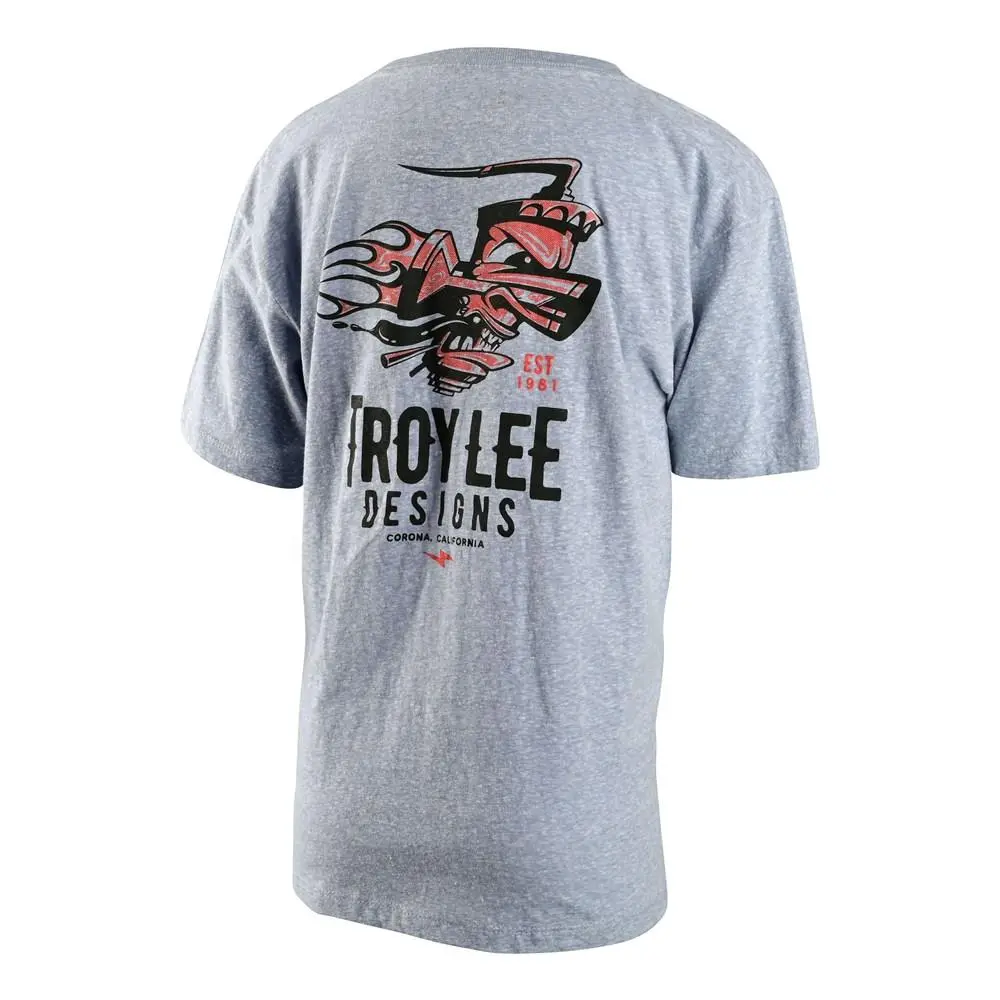 Troy Lee Designs Carb Tee Youth Ash Heather