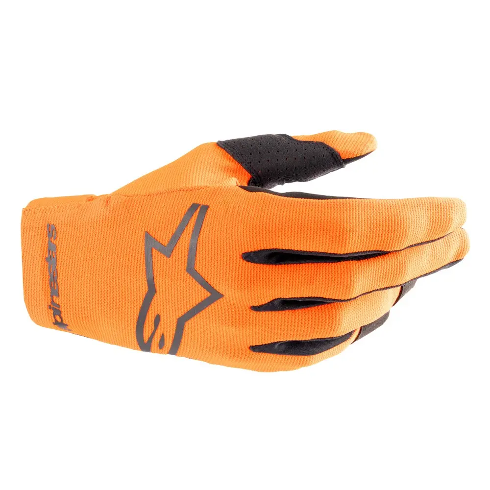 Alpinestars Radar Motocross Gloves Hot Orange/Black