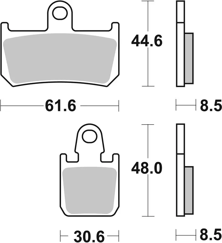 SBS 839HS Front Brake Pads