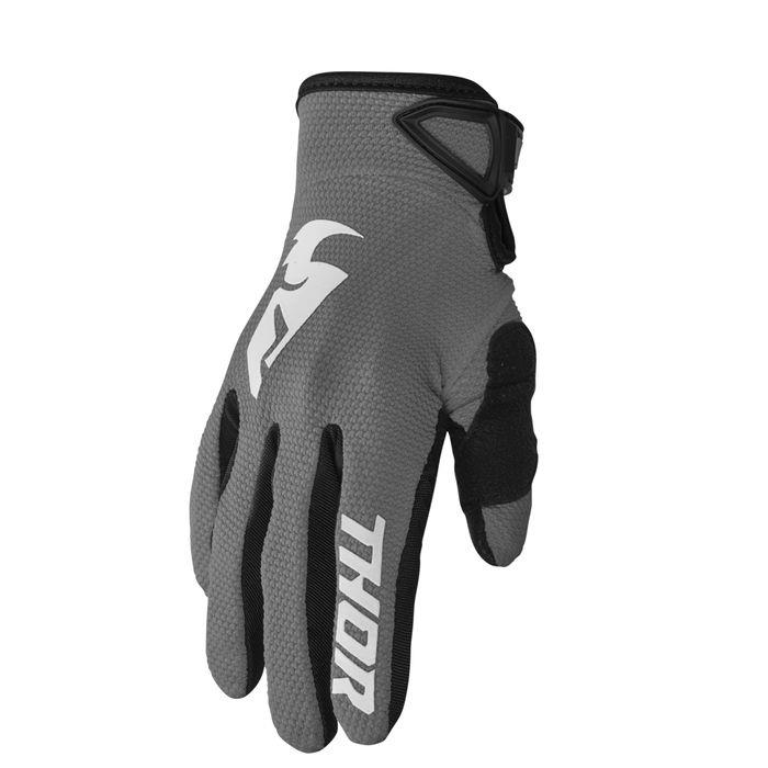 Thor Sector Motocross Gloves Youth Grey - Image 1
