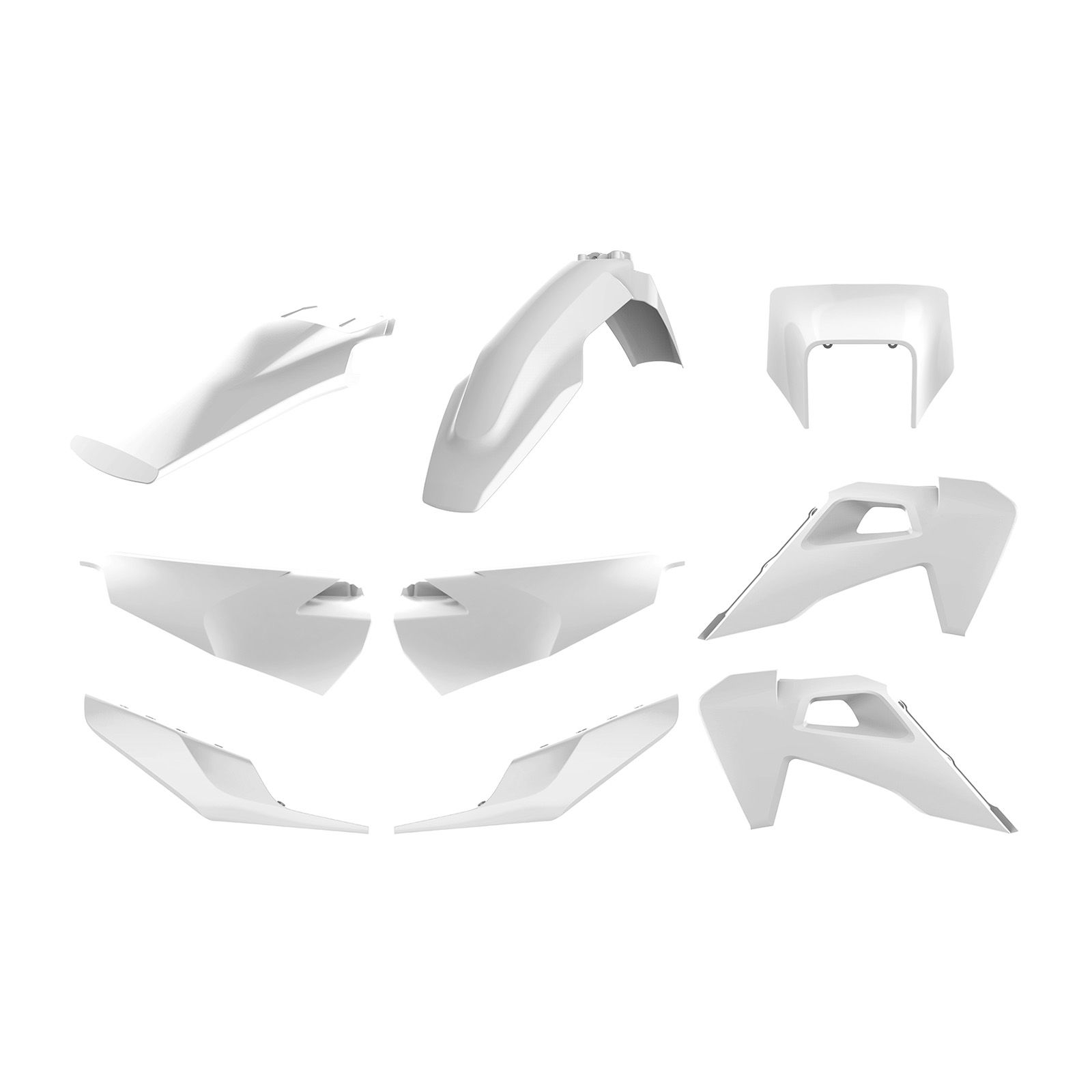 POLISPORT ENDURO KIT HUSQ TE/FE 20-21 WHITE (20) - Image 1