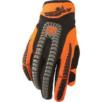 Motocross Gloves Fly 2014 Youth Evolution Orange/Black - Image 1