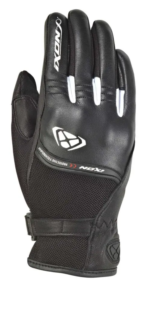 IXON RS SHINE 2 GLOVE BLK/WHT M
