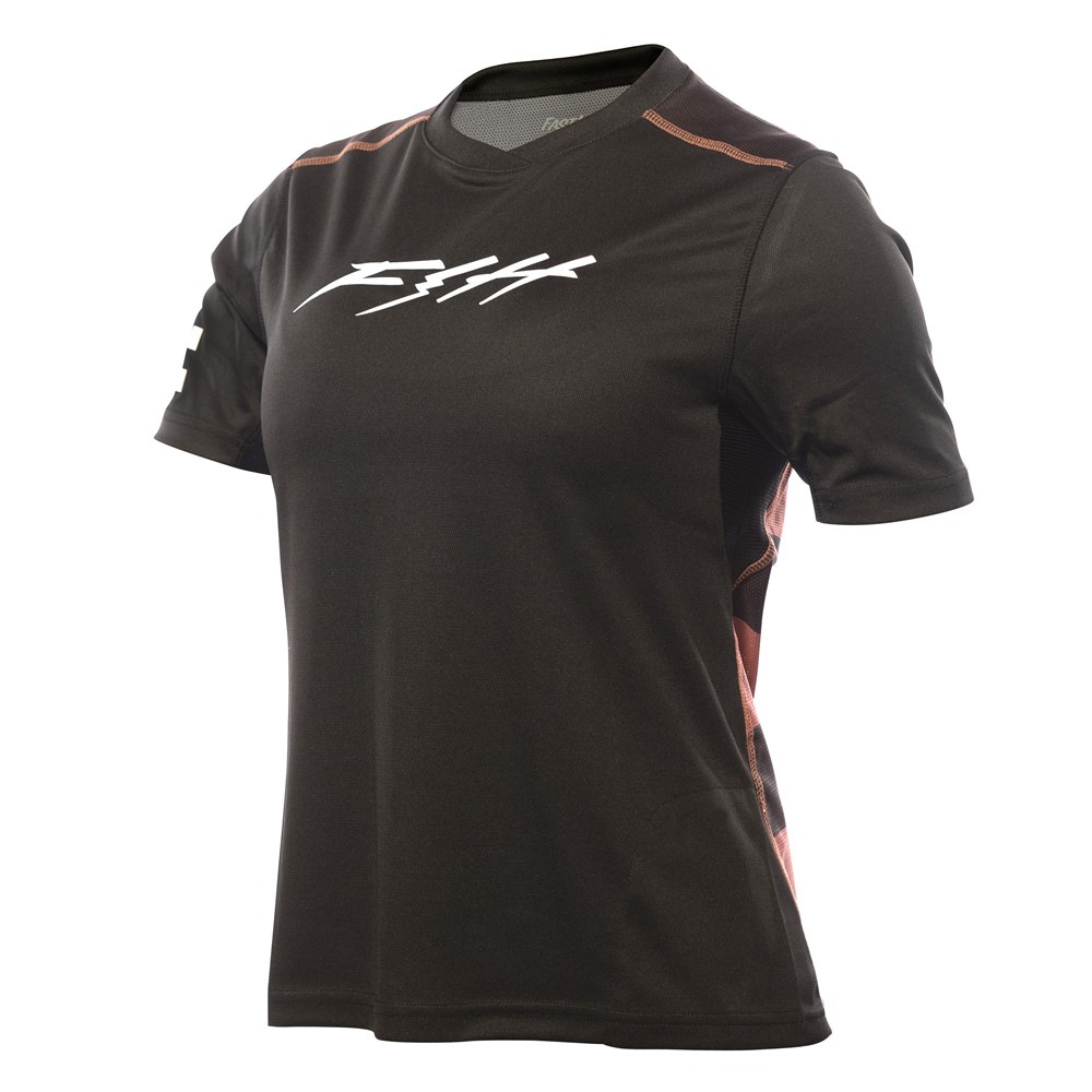 Fasthouse Alloy Ronin Short Sleeved Jersey Ladies Black - Image 1