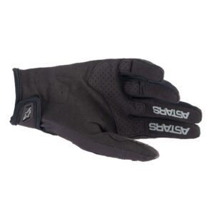 Alpinestars Techstar Motocross Gloves Black/Brushed Silver - Image 2