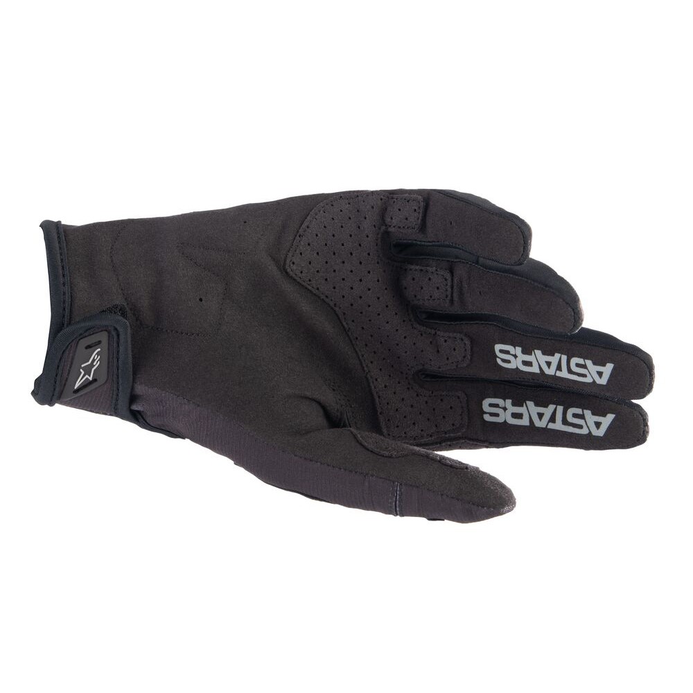 Alpinestars Techstar Motocross Gloves Black/Brushed Silver - Image 2