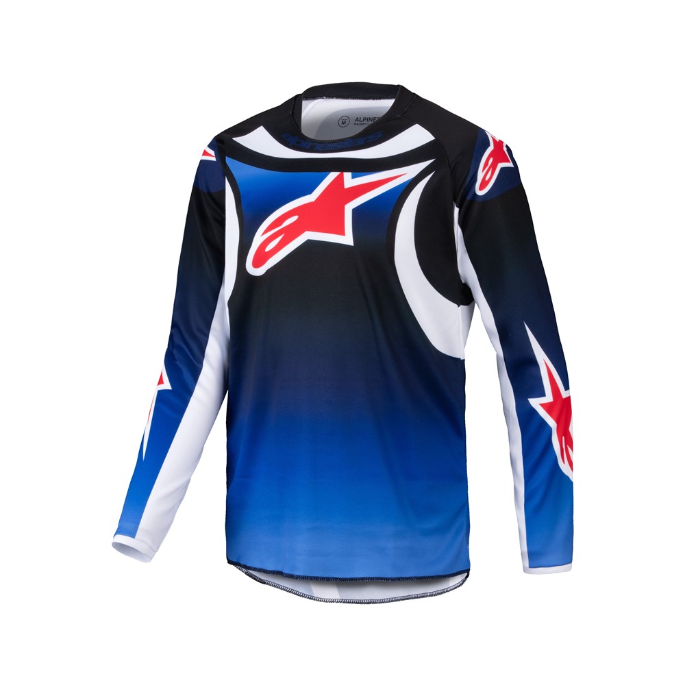 Youth Racer Wurx Jersey Blue/Black M - Image 1