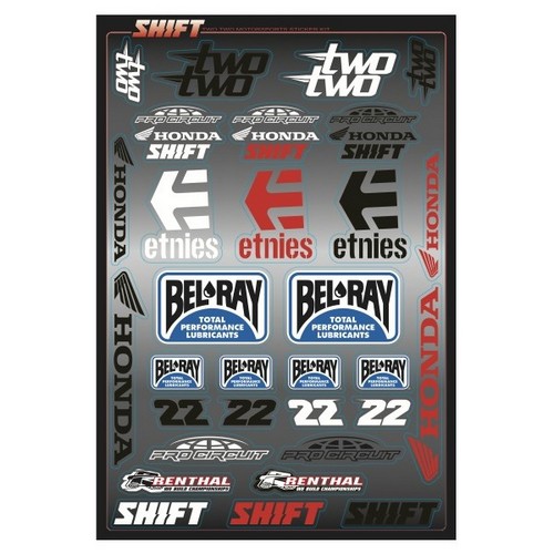 Sticker Sheet Shift Two Two Motorsports - Image 1