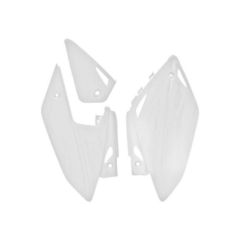 SIDEPANELS RTECH CRF450X 05-17 WHITE - Image 1