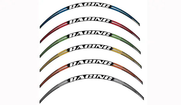 *Racing wheel strips 8pcs blue (two wheels)                [C]