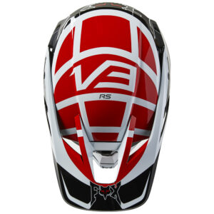 Fox RS Celz ECE Motocross Helmet Red/Black/White - Image 3