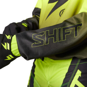 Shift White Label POSN Motocross Jeresy Youth Flo Yellow - Image 4