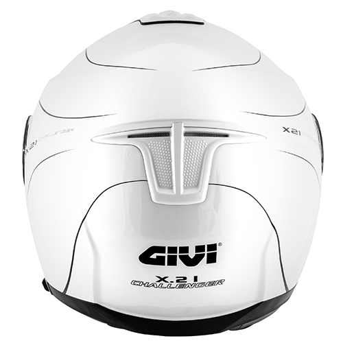 Givi X21 Challenger Front Flip Graphic White Road Helmet - Image 5