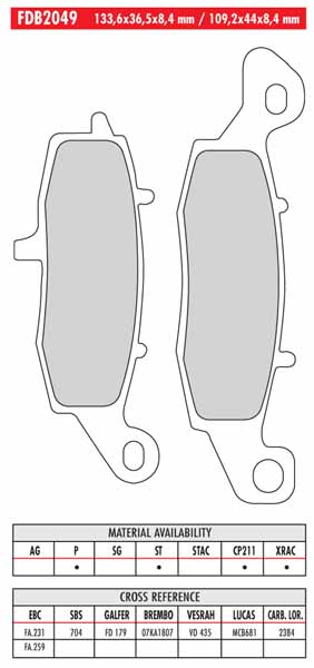 FERODO BRAKE BPADS - Image 87