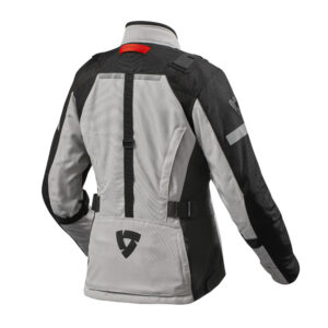 Adventure Jacket REV'IT! Sand 4 H2O Ladies Silver/Black - Image 2