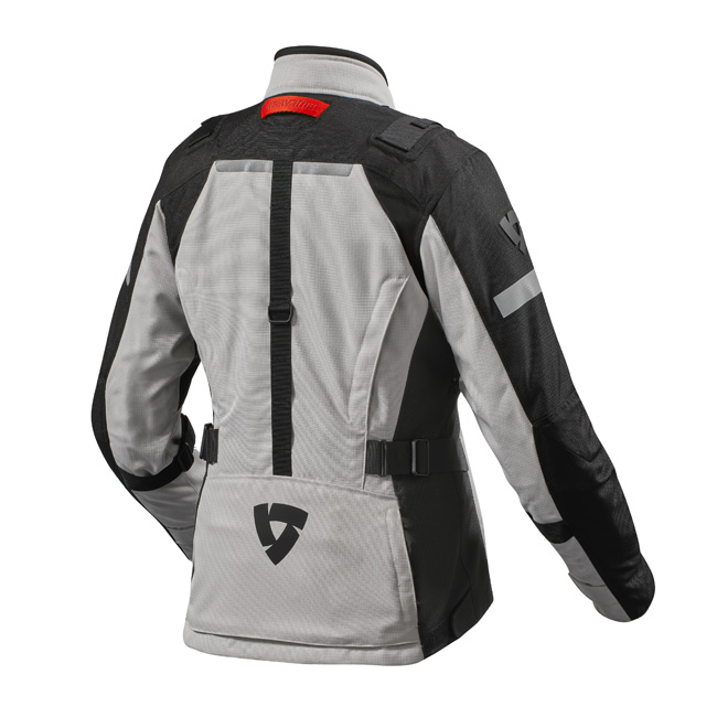 Adventure Jacket REV'IT! Sand 4 H2O Ladies Silver/Black - Image 2