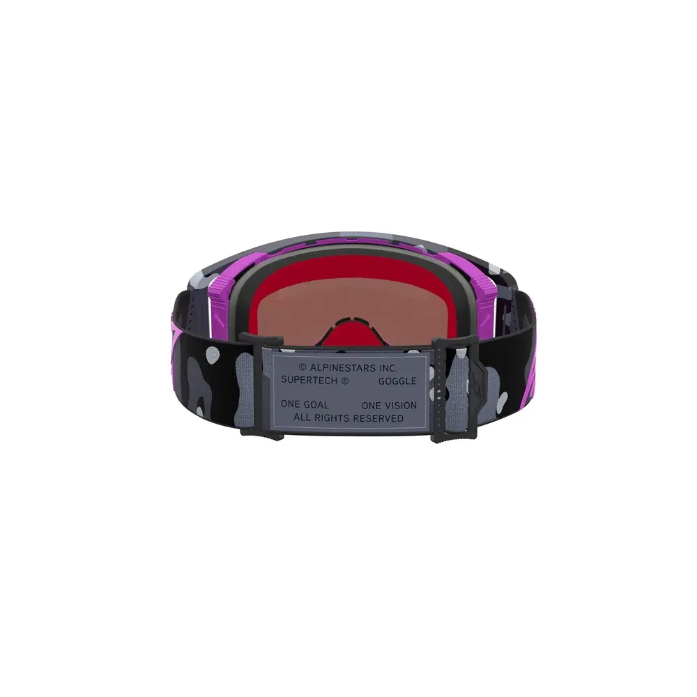 Supertech Limited Edition Lone Goggle Tradewind Camo/Pink - Mirror Red Lens