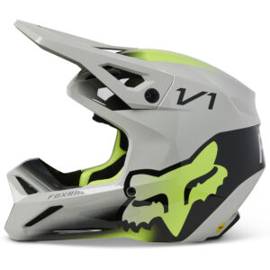Fox V1 TOXSYK MIPS ECE Motocross Helmet Youth Steel Grey - Image 3