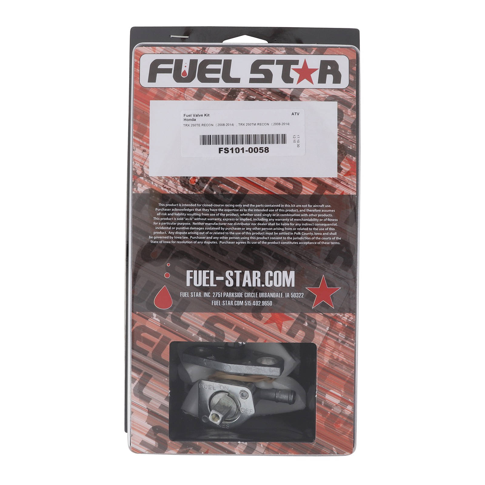 All Balls Racing Fuel Tap Kit (FS101-0058) - Image 1