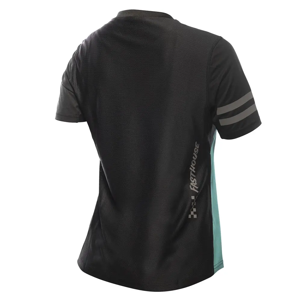 Fasthouse Alloy Sidewinder Short Sleeved Jersey Ladies Black/Teal