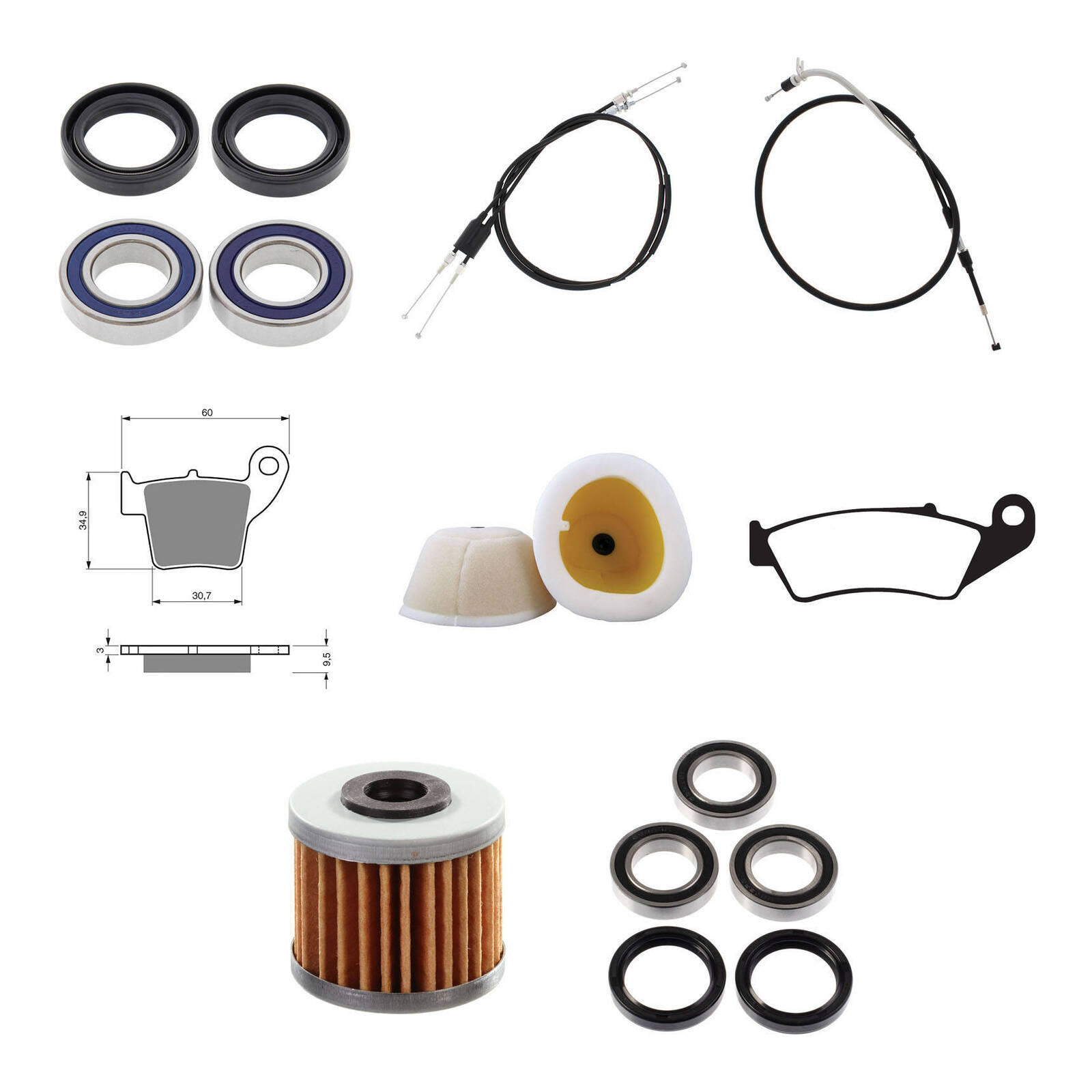 Offroad Refurb Kit - Honda CRF450R '09-'12 - Image 1