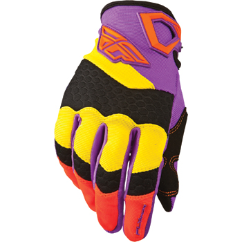 Motocross Gloves Fly 2014 Youth F-16 Wild - Image 1