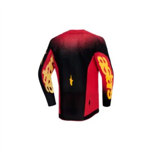 Alpinestars Supertech Scenz Motocross Jersey Youth Red/Black/Yellow - Image 2