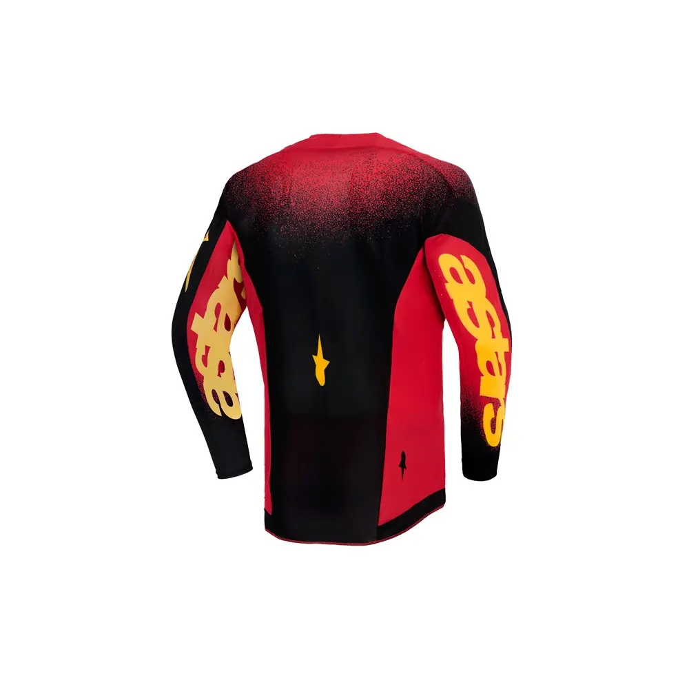 Alpinestars Supertech Scenz Motocross Jersey Youth Red/Black/Yellow