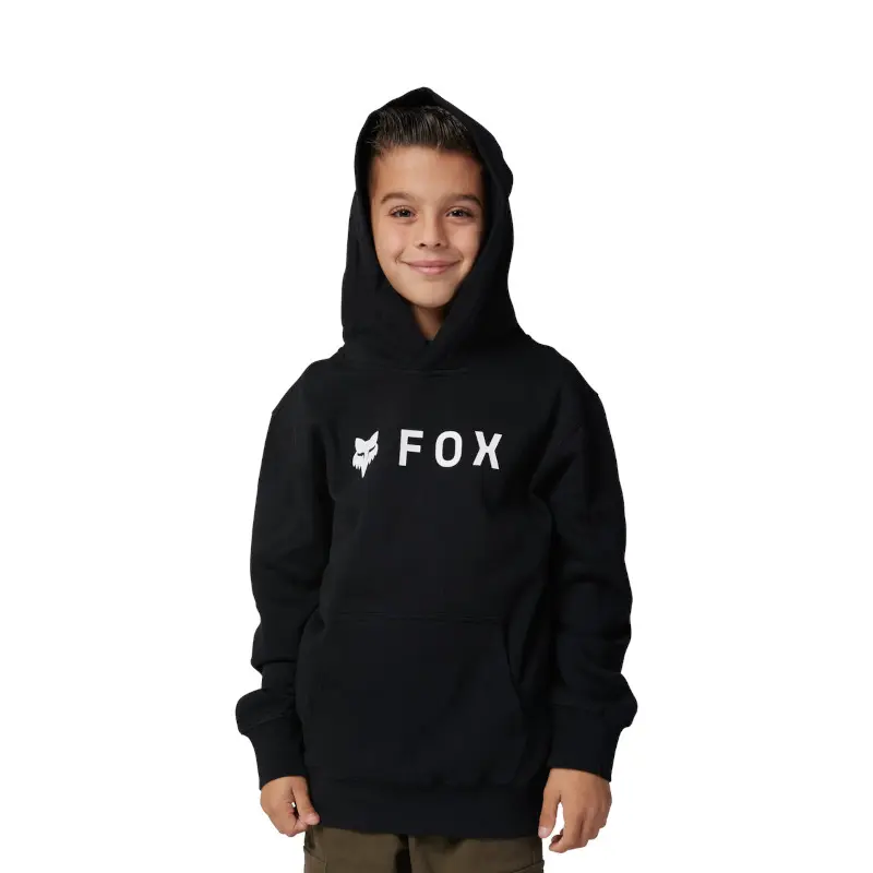 Fox Absolute Fleece Pullover Hoodie Youth Black