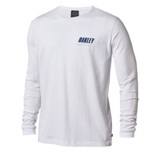 #OAKLEY REVS LS TEE WHITE SM - Image 1
