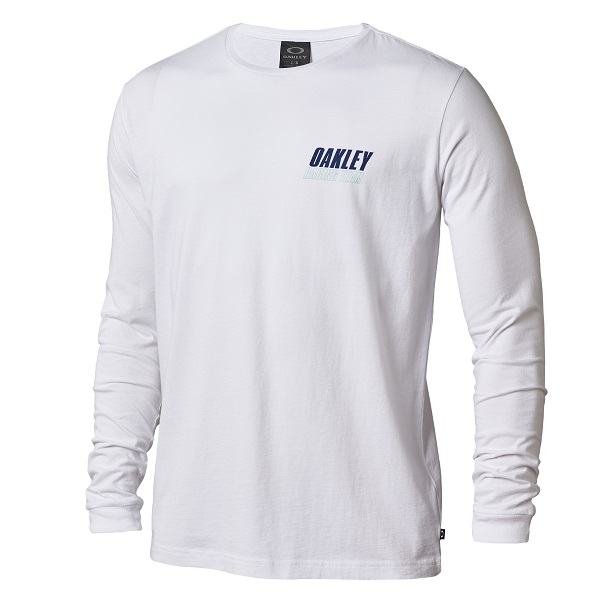 #OAKLEY REVS LS TEE WHITE SM - Image 1