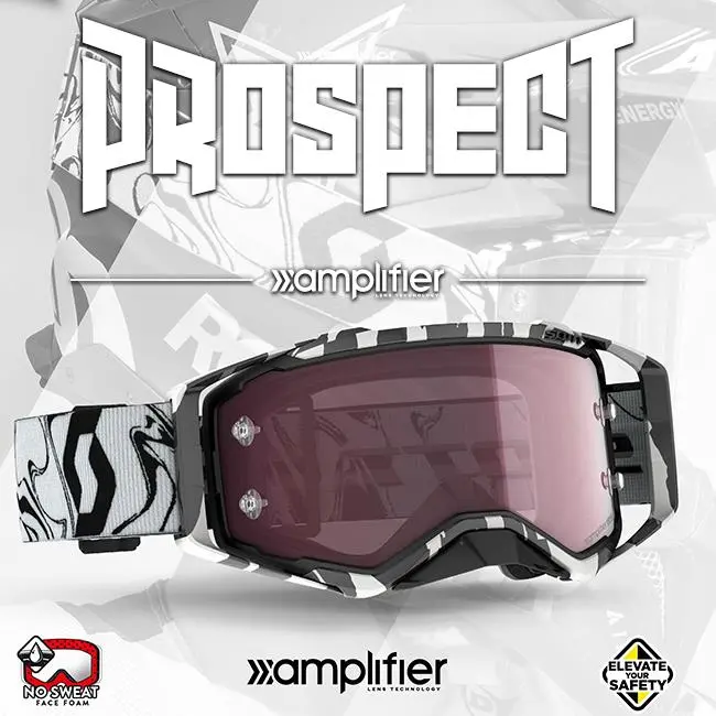 Prospect Amplifier Goggle Marble/White Gold Works Lens