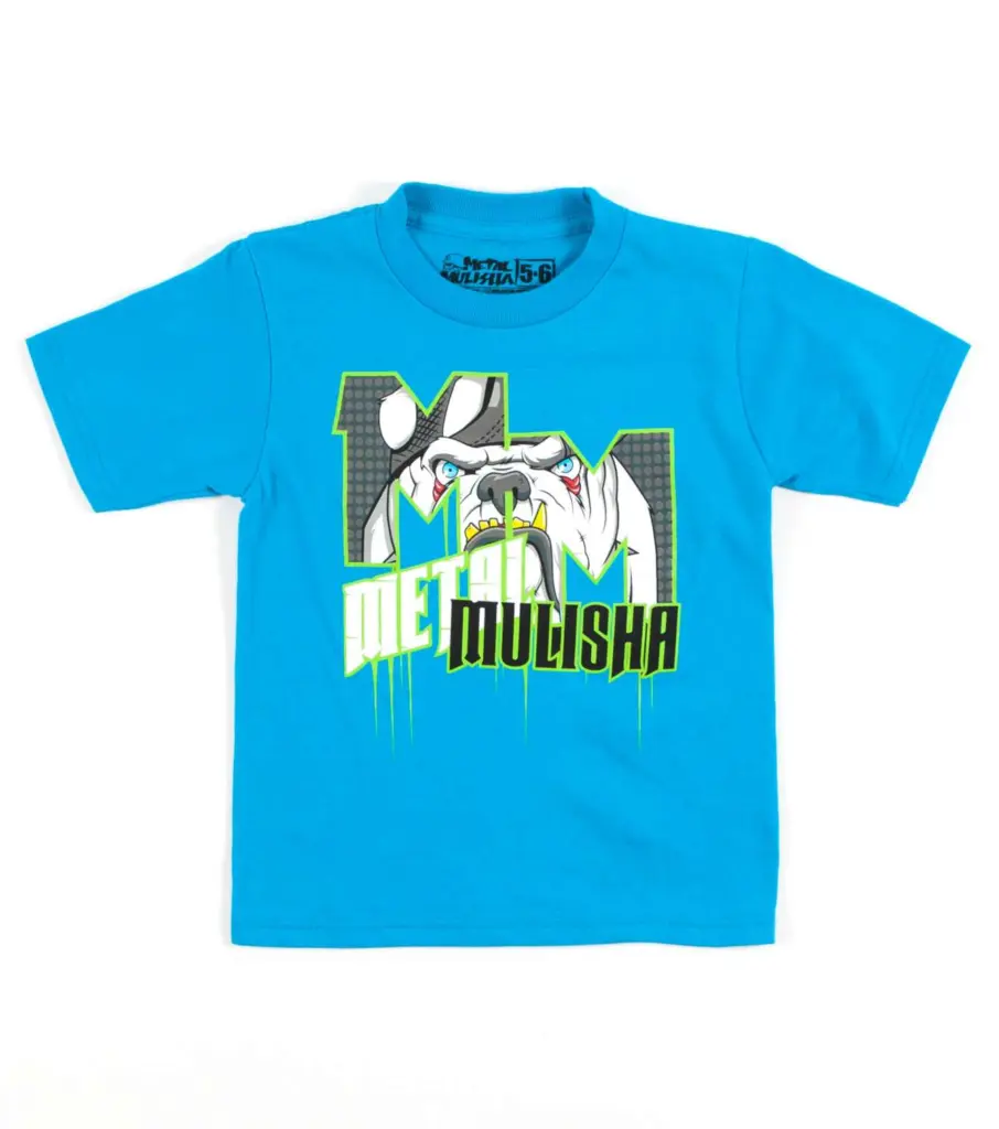 Tee Metal Mulisha Kids Bull Turquoise