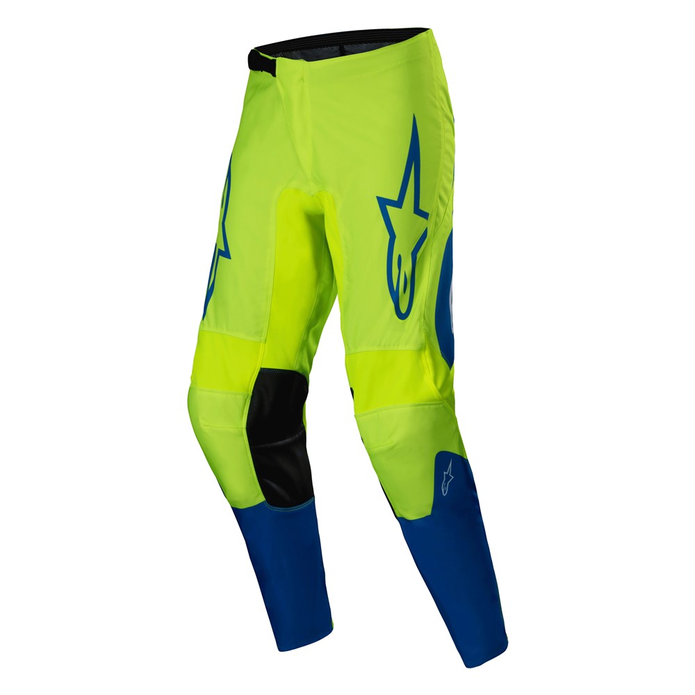 Alpinestars Fluid Haul Motocross Pants Yellow Fluoro/Blue - Image 1