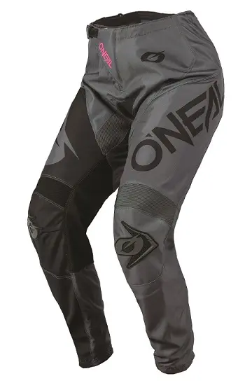 Oneal Element Racewear Ladies Grey/Pink Motocross Pants