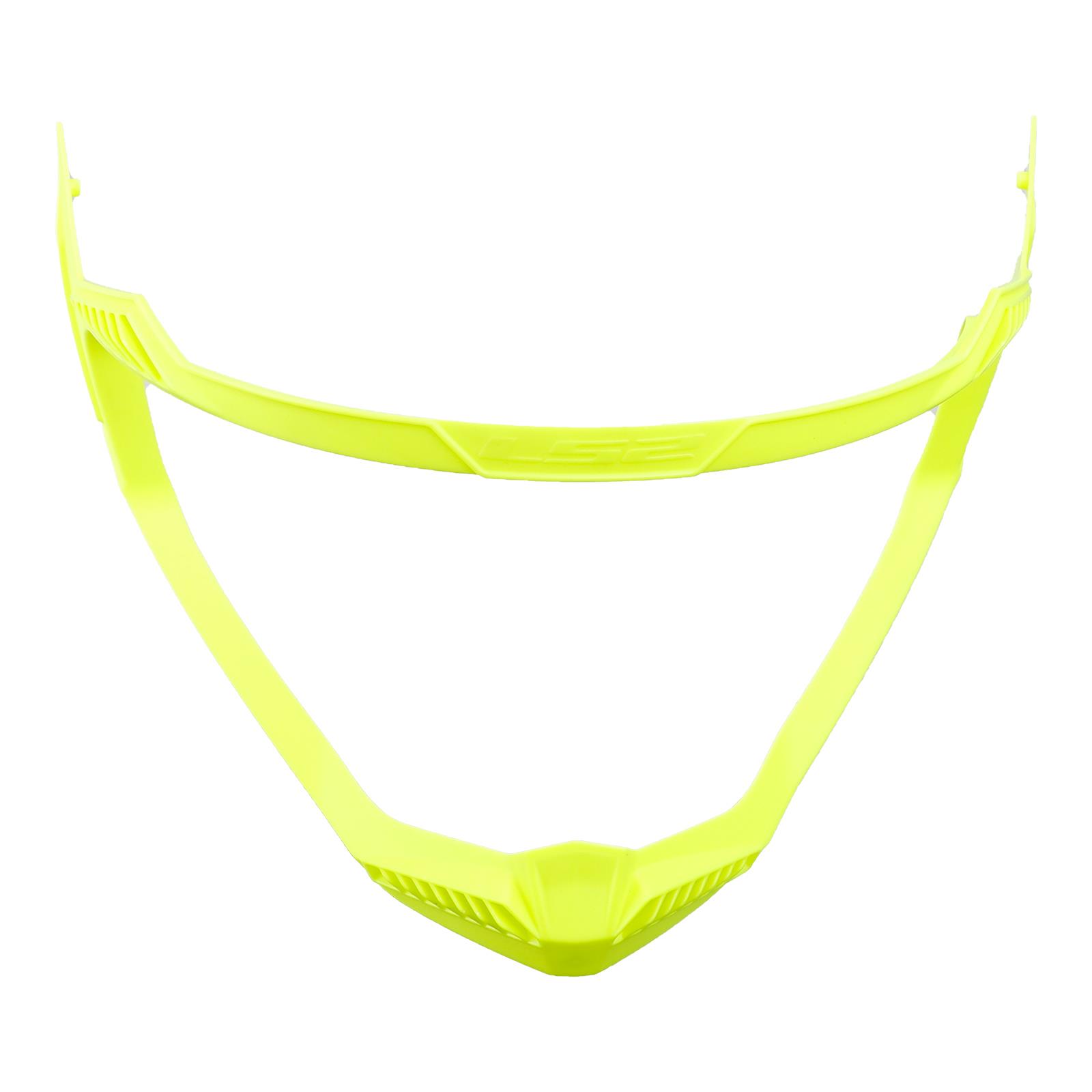 LS2 MX437 Fast Evo Visor Rubber - Hi-Vis Yellow - Image 1