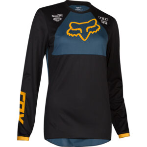 Motocross Jersey Fox 180 Mata Youth Girls Black/Navy - Image 2