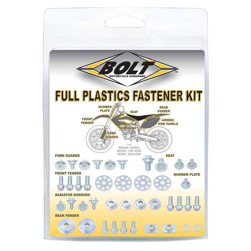 BOLT PLASTICS FASTENER KIT SUZ RM125/250 04-06 SUZ0108120 - Image 1